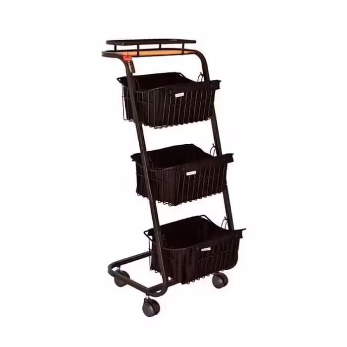 سبد سیب زمینی پیاز 3 طبقه پارچه ای یونیک 2943