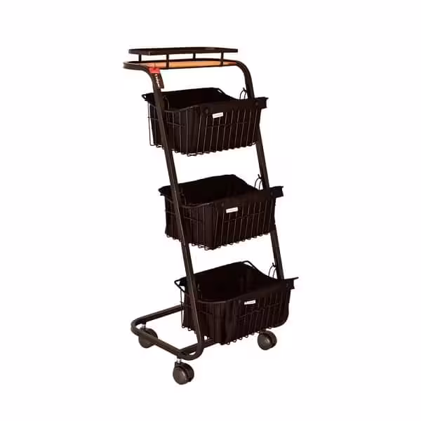 سبد سیب زمینی پیاز 3 طبقه پارچه ای یونیک 2943