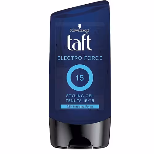ژل مو حالت دهنده تافت شماره 15 حجم 150ml taft styling gel electro force number 15