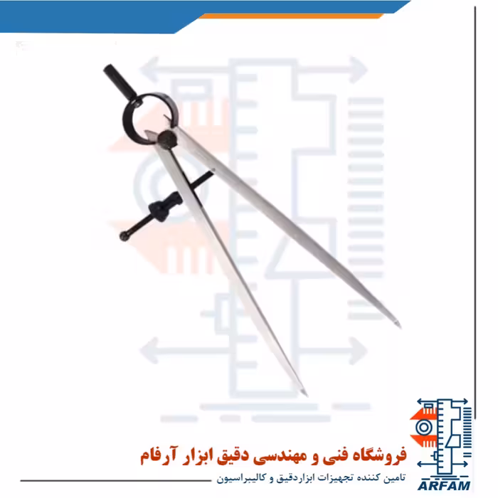 پرگار آسیمتو مستقیم 400 میلی متر مدل 0-35-606