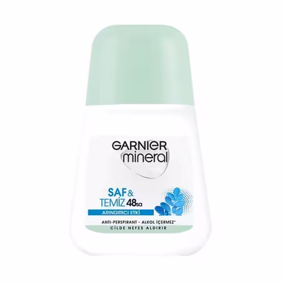 رول ضد تعریق زنانه گارنیه GARNIER مدل SAF AND TEMIZ حجم 50 میل