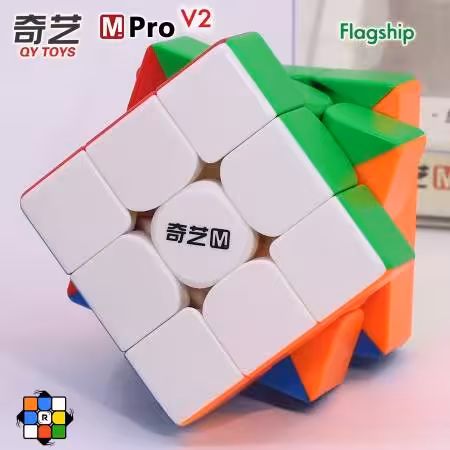 روبیک 3×3 کای وای ام پرو فلگ شیپ مگنت اسپرینگ دار باکس دار