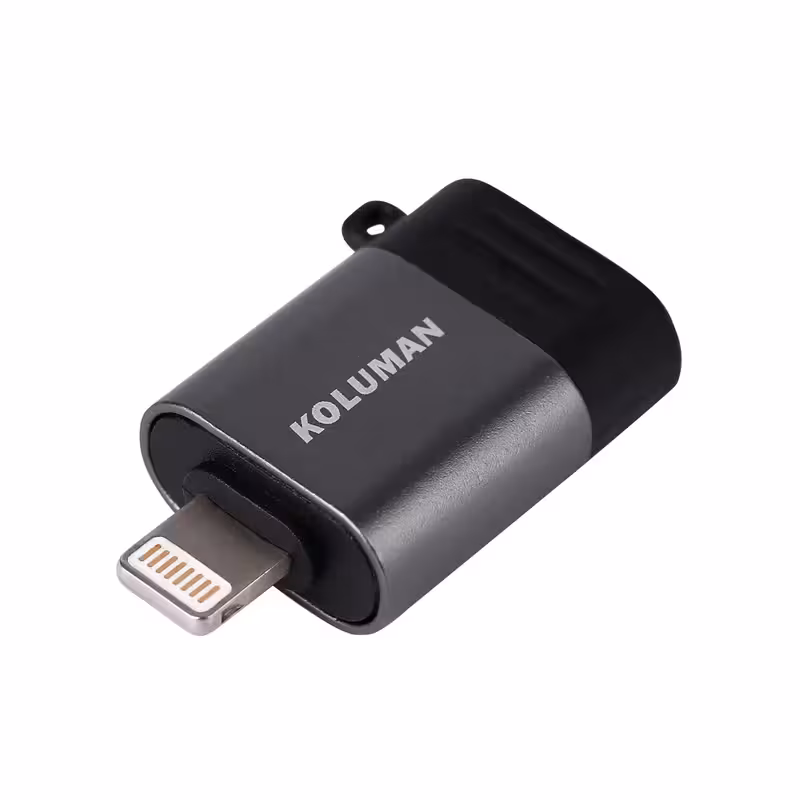 مبدل OTG آیفون کلومن KOLUMAN K-OT03 USB To LIGHTNING