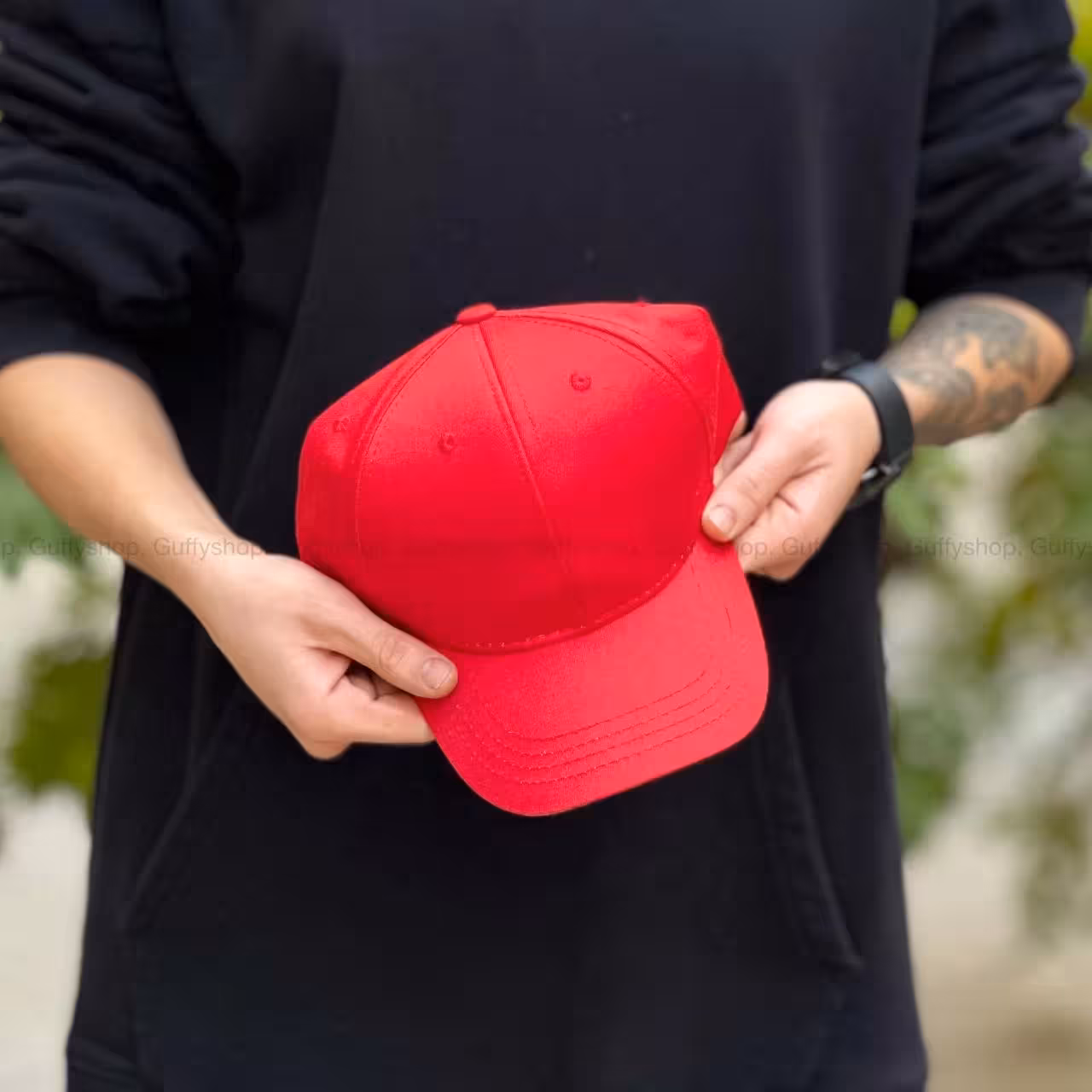 کلاه بیسبالی ساده قرمز