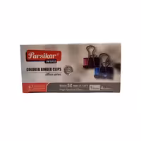 گیره پارسیکار مدل JM-1032 طرح رنگی بسته 12 عددی