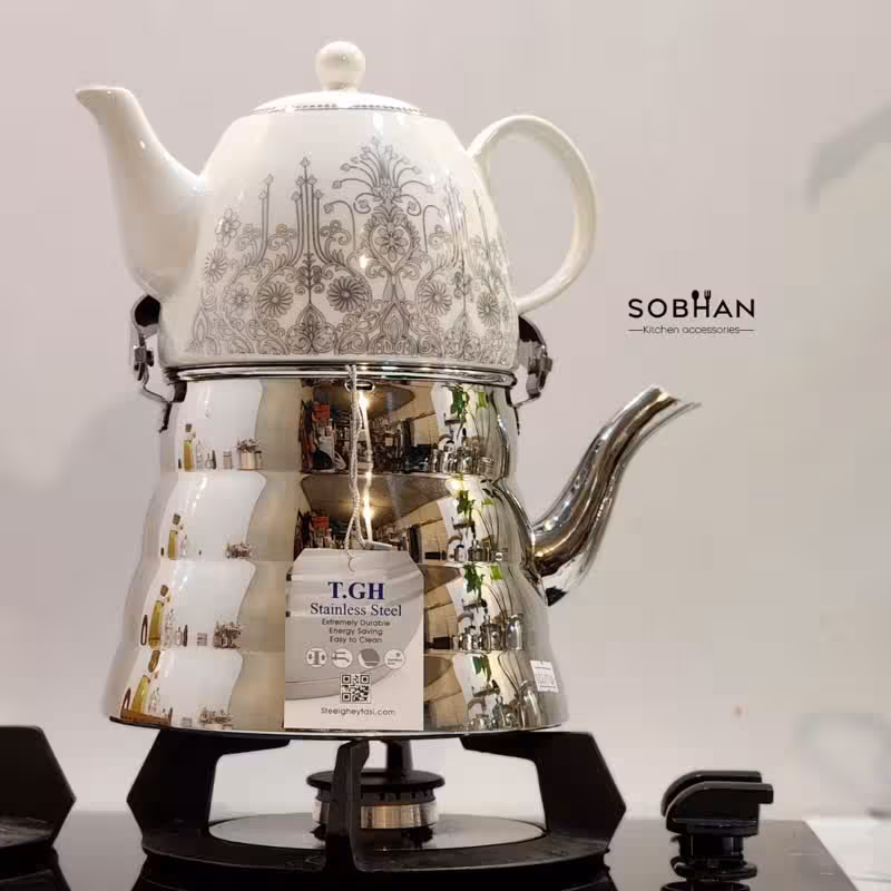 کتری تک لوله ای مدل حلزونی قیطاسی