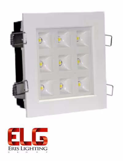 چراغ سقفی توکار ال ای دی 9 وات