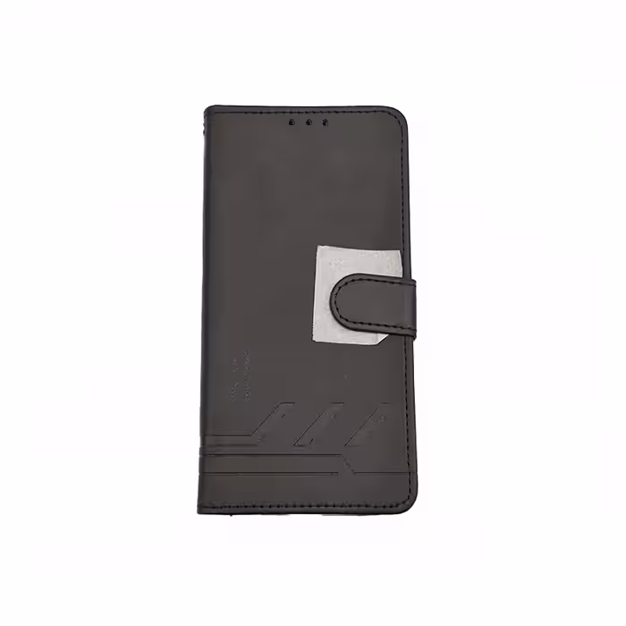 قاب گوشی سامسونگ Samsung A03s کیف کتابی چرم مگنتی جاکارتی دار مشکی