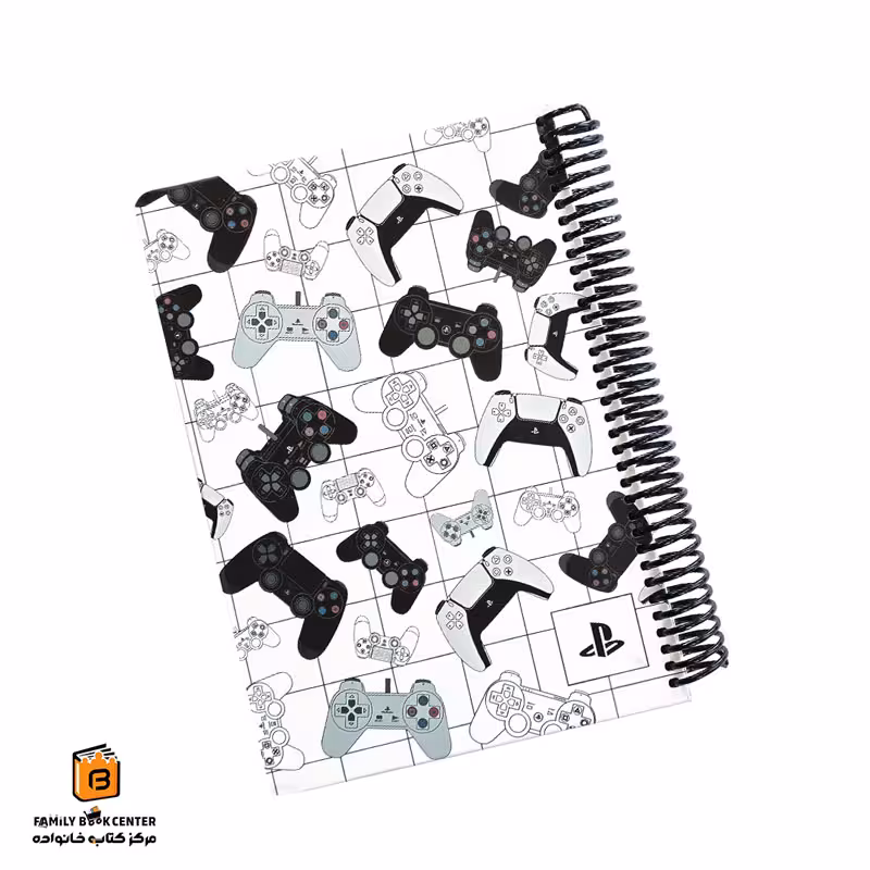دفتر خط دار 100 برگ سری PLAYSTATION لانگو (lango)