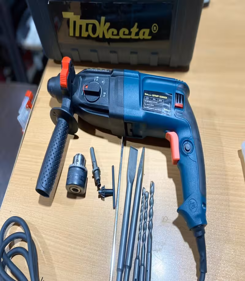 دریل بتن کن چکش تخریب هیلتی 3 کیلویی 3 کاره موکیتا مدل 26M