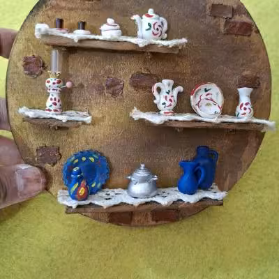 مگنت یخچال طرح آشپزخانه قدیمی مینیاتوری،دیوارکوب