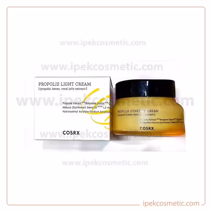 کرم مرطوب کننده و درخشان کننده پروپولیس کوزارکس❣️