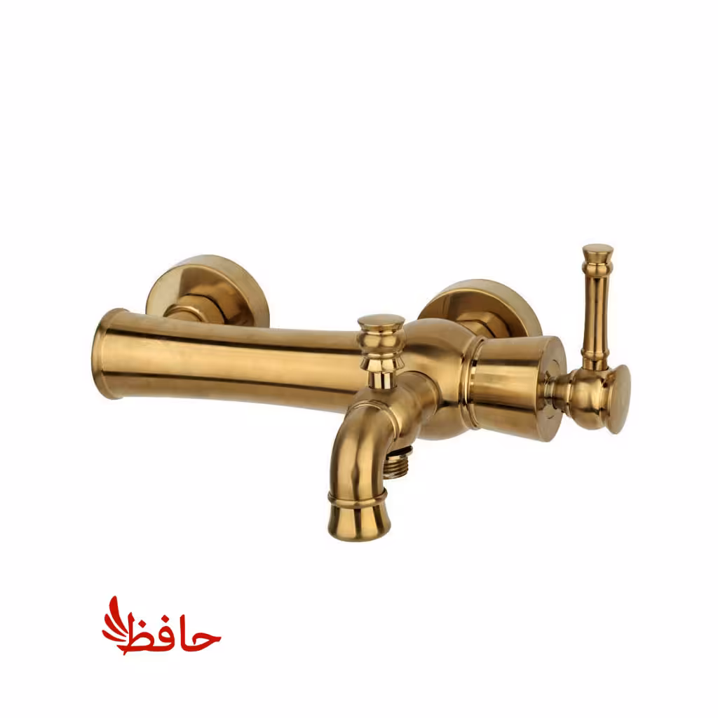 شیر حمام راسان مدل الیزه طلایی مات
