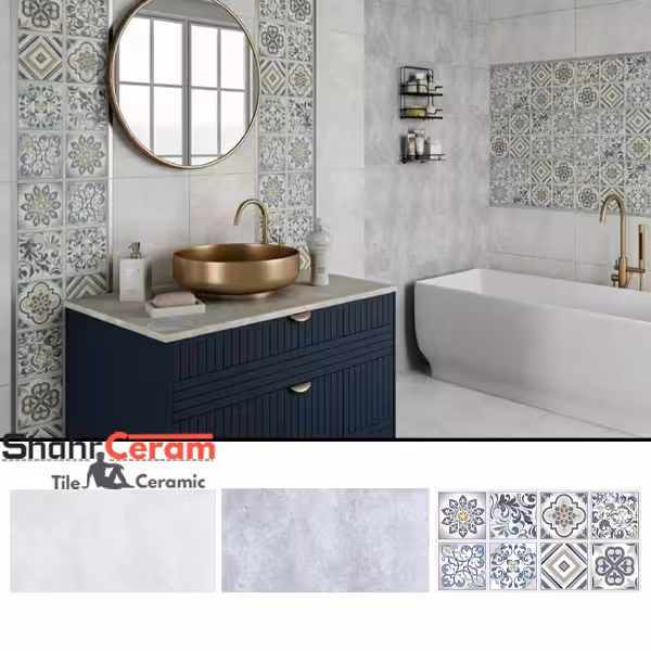 کاشی مایسا آبی 60*30 کاشی مریم