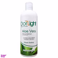 شامپو مو دورلایت (Dorlight) مدل Aloe vera حجم 400 میلی‌لیتر