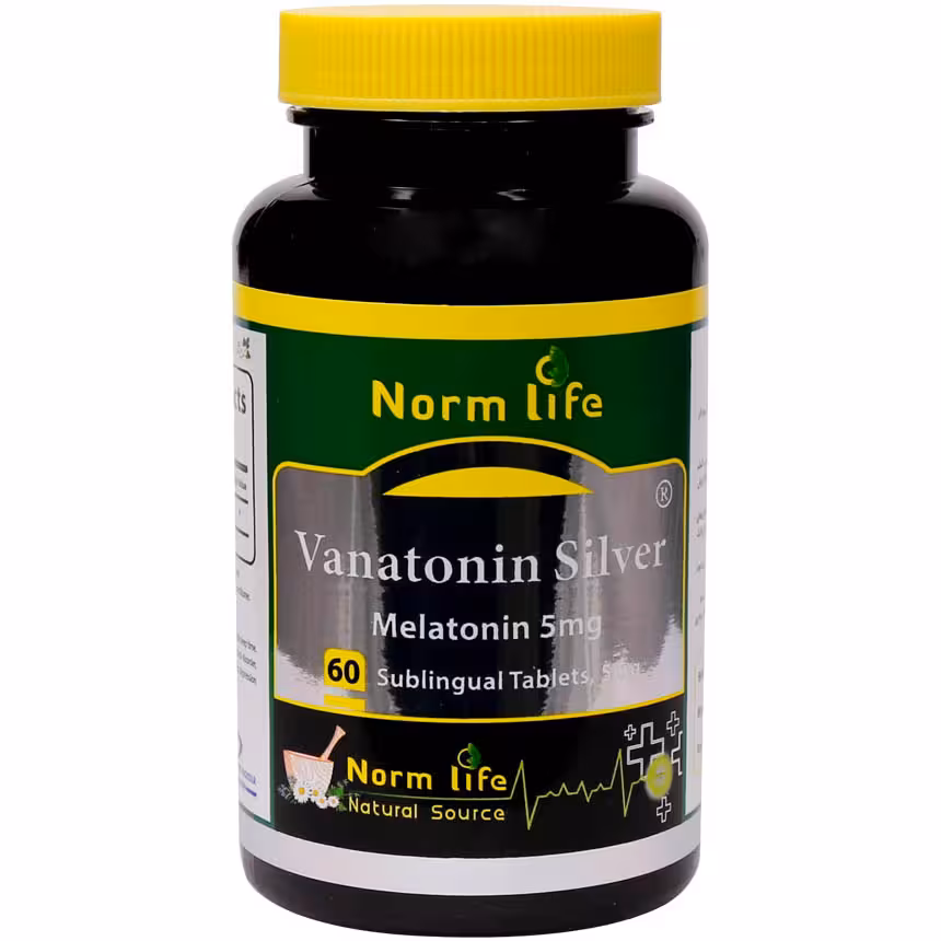 قرص زیر زبانی واناتونین سیلور 5 میلی گرم نورم لایف