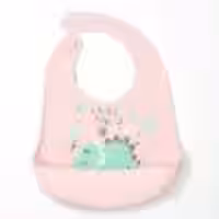 پیشبند ظرف دار نوزاد Waterproof Baby Bibs صورتی