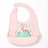 پیشبند ظرف دار نوزاد Waterproof Baby Bibs صورتی