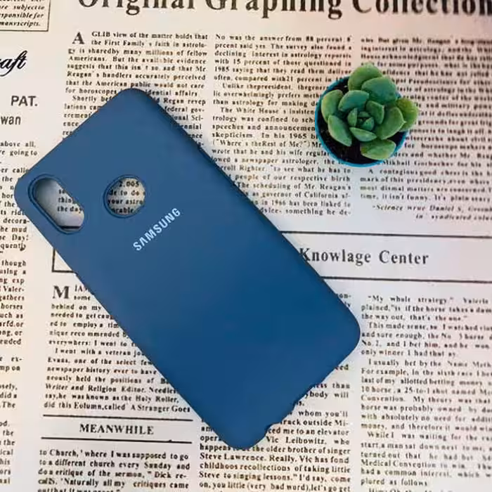 قاب سیلیکونی سامسونگ مدل A10S آبی تیره