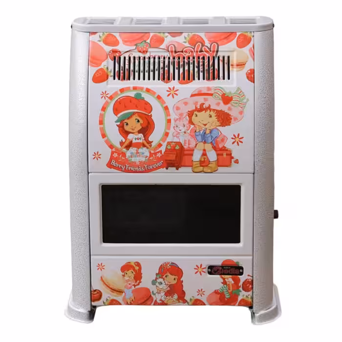 بخاری گازی آکوا مدیا مدل 70 طرح کودک دختر توت فرنگی | چاوه