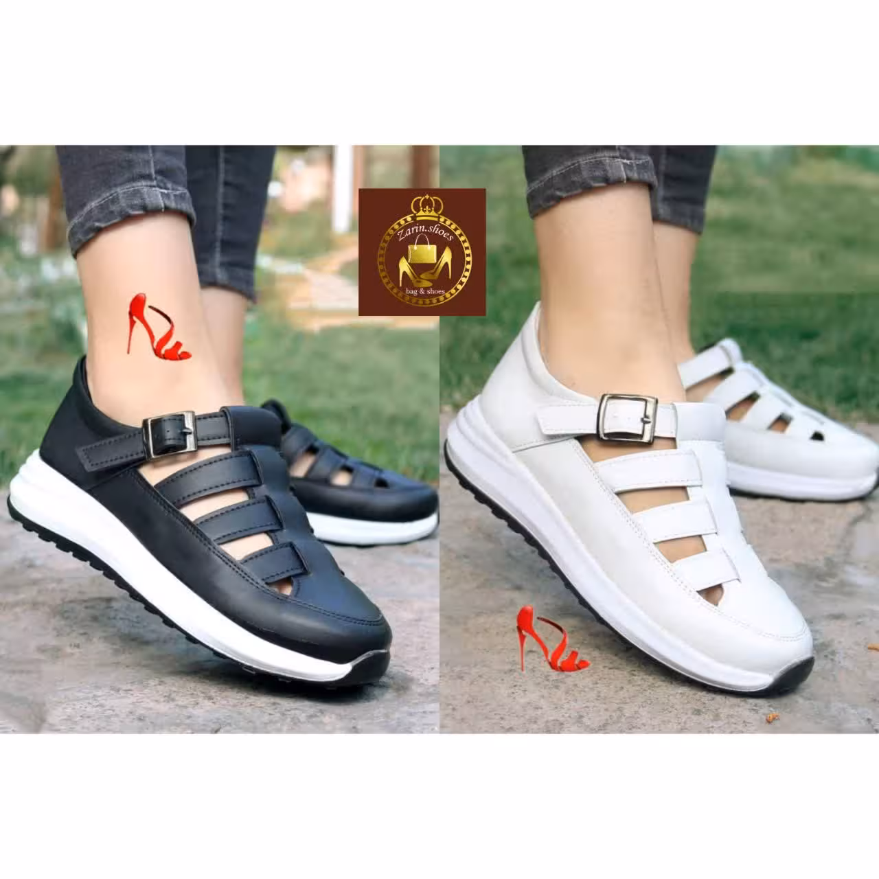 کتونی طبی زنانه مدل طاووس