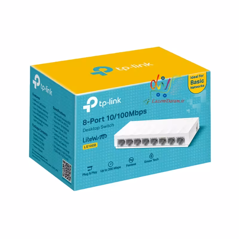 سوییچ شبکه 8 پورت TP-Link مدل LS1008