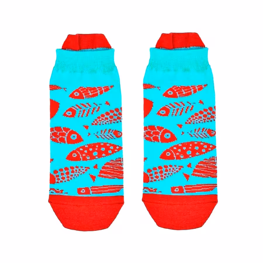 جوراب مچی پاتریس سری نوروز طرح  ماهی قرمز