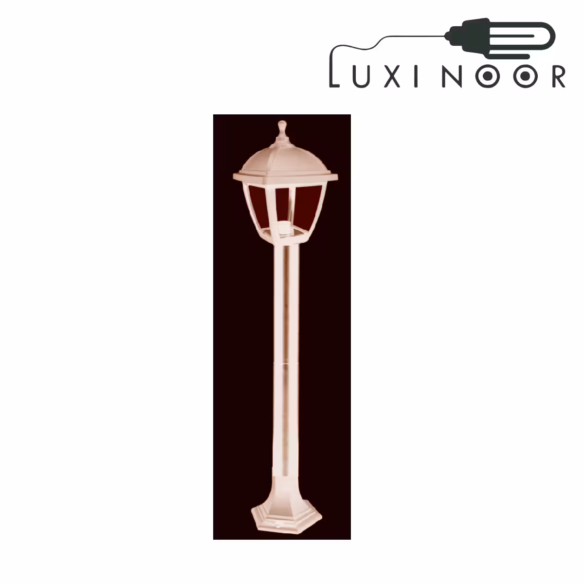 چراغ پارکی با سرپیچ معمولی (E27) FEC کد 4615 ارتفاع 80 سانتی متر