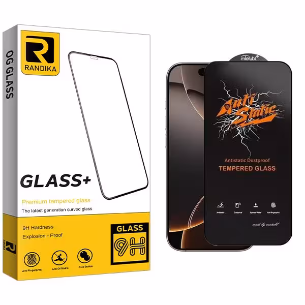 محافظ صفحه نمایش راندیکا مدل RKnewpkg Antistatic مناسب برای گوشی موبایل اپل iPhone 16 Pro