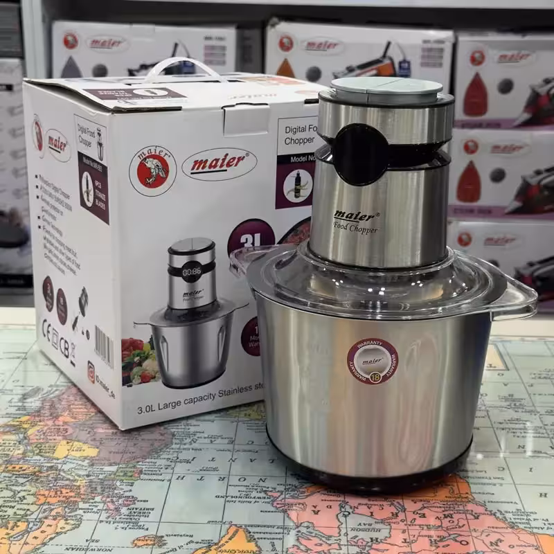 خردکن کاسه استیل دیجیتالی مایر مدل MR-593