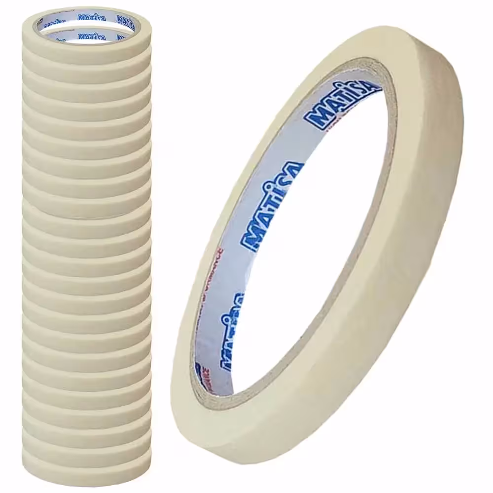 خرید چسب کاغذی باریک 1 سانت با طول 25 یارد (پر یارد)