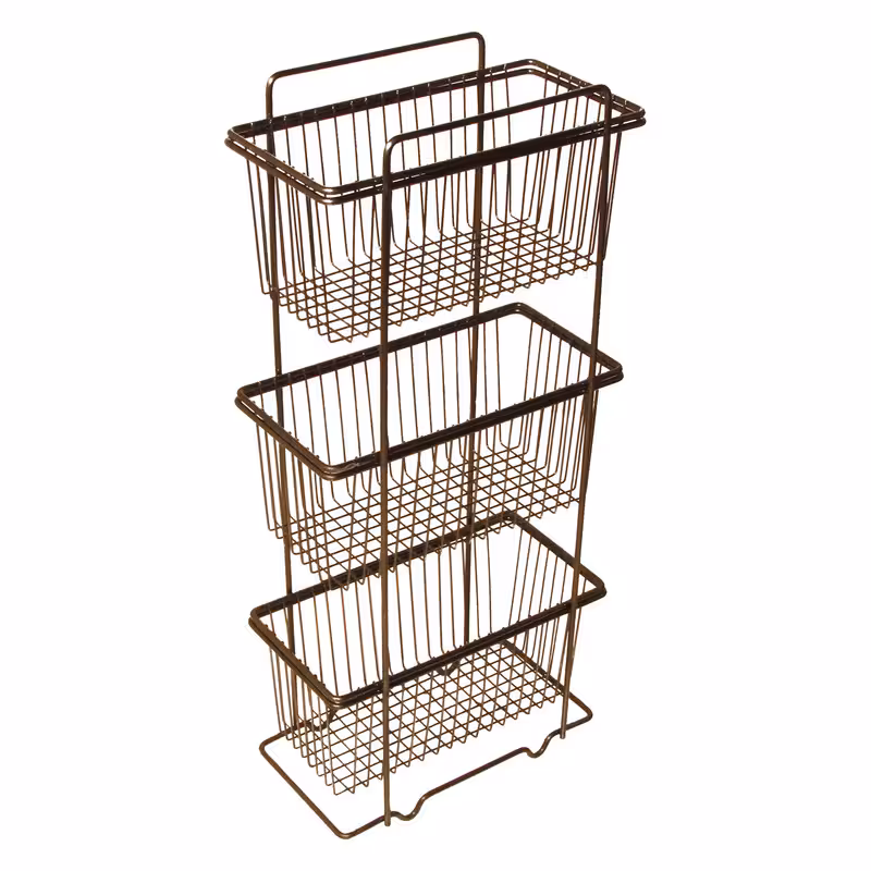 سبد سیب زمینی و پیاز مدل 3 طبقه مستطیل