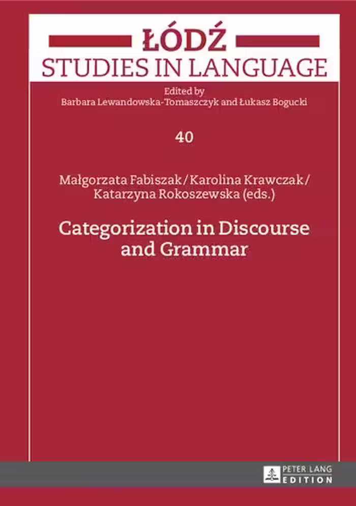 خرید و دانلود نسخه کامل کتاب Categorization in Discourse and Grammar