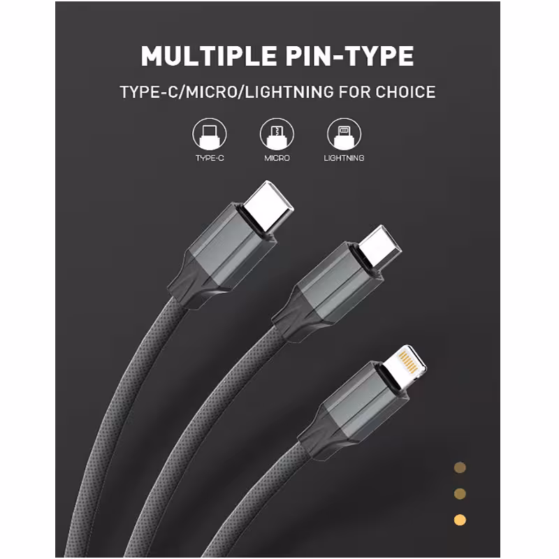 کابل شارژر الدینیو سیم گرد مدل LS441 iphone