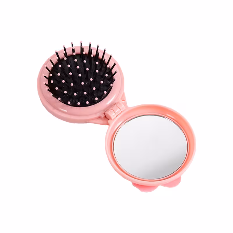 شانه و آینه جیبی طرح تکشاخ