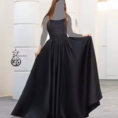 لباس مجلسی ساتن مدل پانیذ