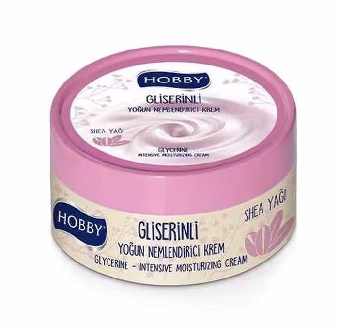 کرم مرطوب کننده دست و صورت مینی هوبی HOBBY حاوی عصاره شی باتر گلیسیرین حجم 20 میل