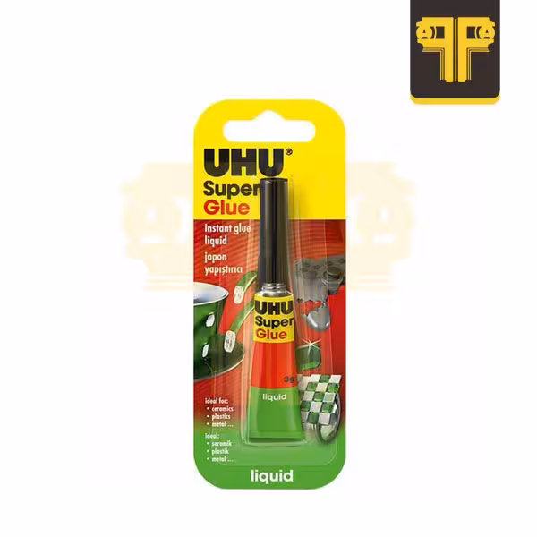 چسب مایع قطره ای سوپر گلو اوهو 3 گرمی UHU Liquil Super Glue