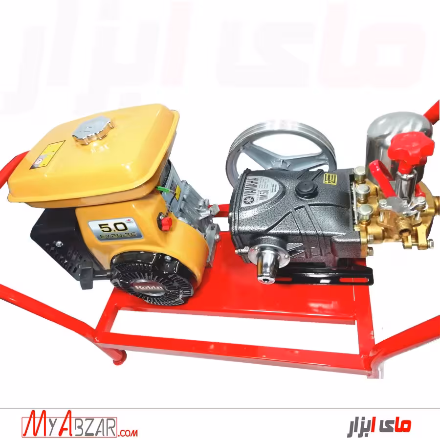 سمپاش زنبه ای روبین حک شده با پمپ 50 بار یاماها