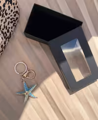 آویز کیف چارم جعبه دار starfish
