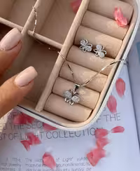 نیمست نقره جواهری کد 00117