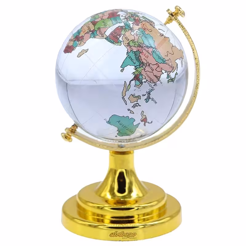 کره جغرافیا کریستالی سایز 2