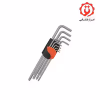 سری آچار ستاره ای سوراخ دار فوق بلند 9 عددی از T10-T50 میلیمتر داناپلاس – DANAPLUS مدل DXL57509