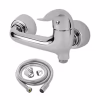 شیر سرویس بهداشتی کسری مدل کاسپین به همراه شلنگ توالت