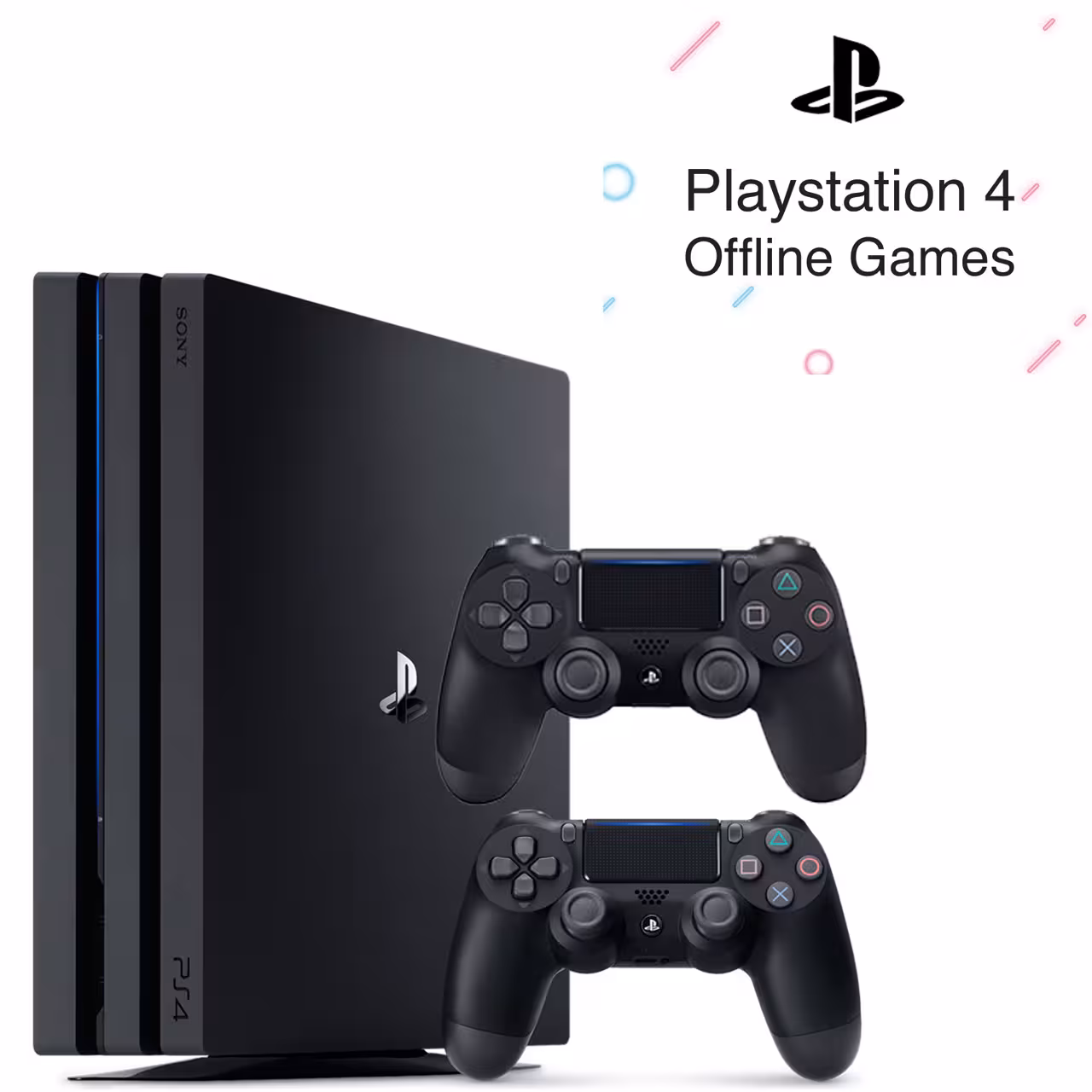 باندل کنسول بازی سونی مدل پلی استیشن 4 پرو کد CUH-7215B ریجن 1 ظرفيت 1 ترابایت   2 عدد دسته مشکی پکیج نصب بازی آفلاین