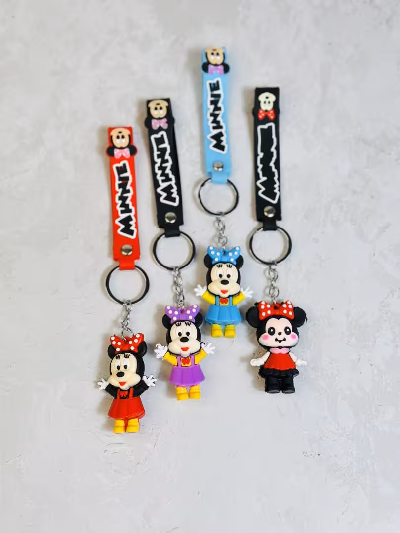 جاسوئیچی سلیکونی سایز کوچک طرح میکی و موس کد 4642