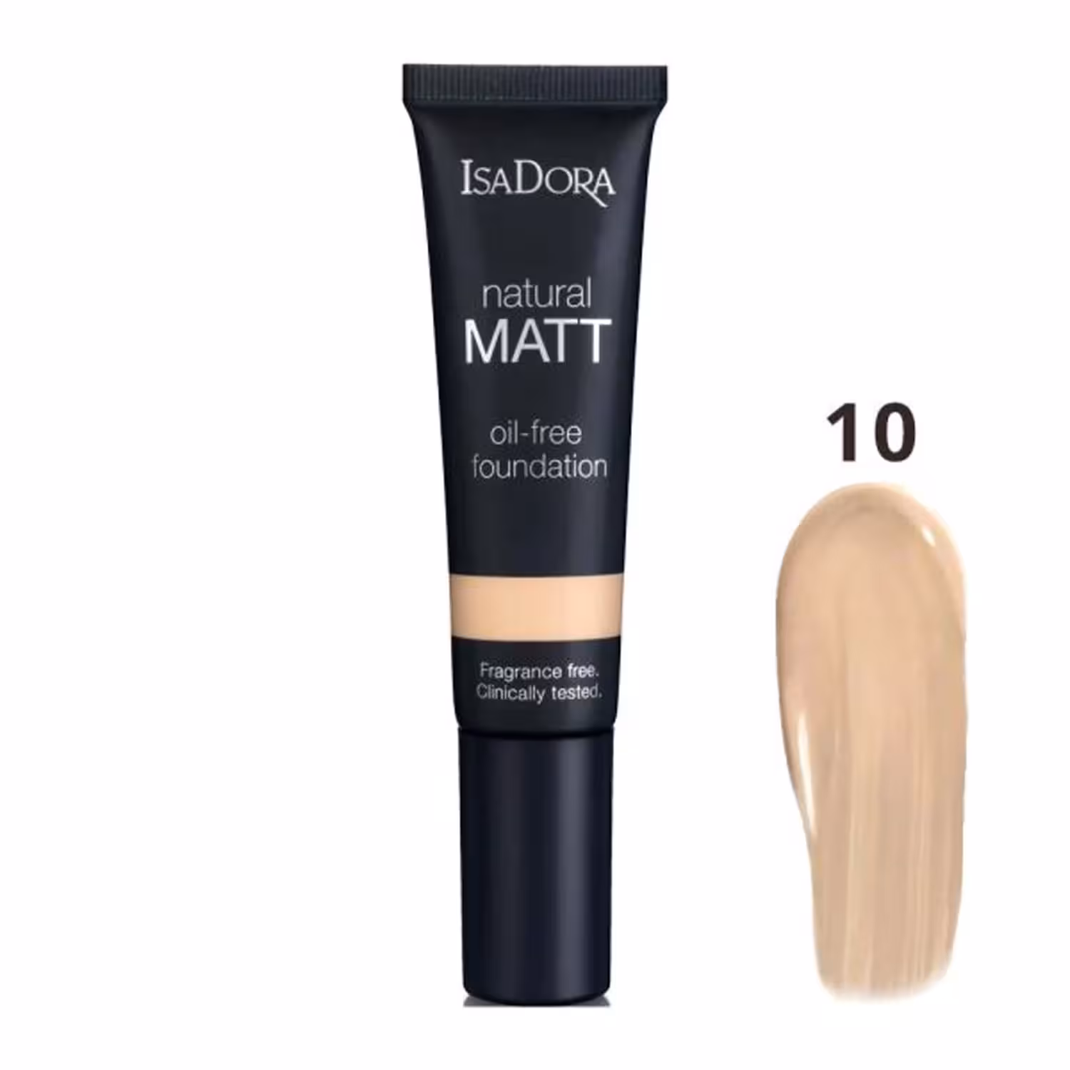 کرم پودر ایزادورا مدل Natural Matt شماره 10 | IsaDora Natural Matt Foundation