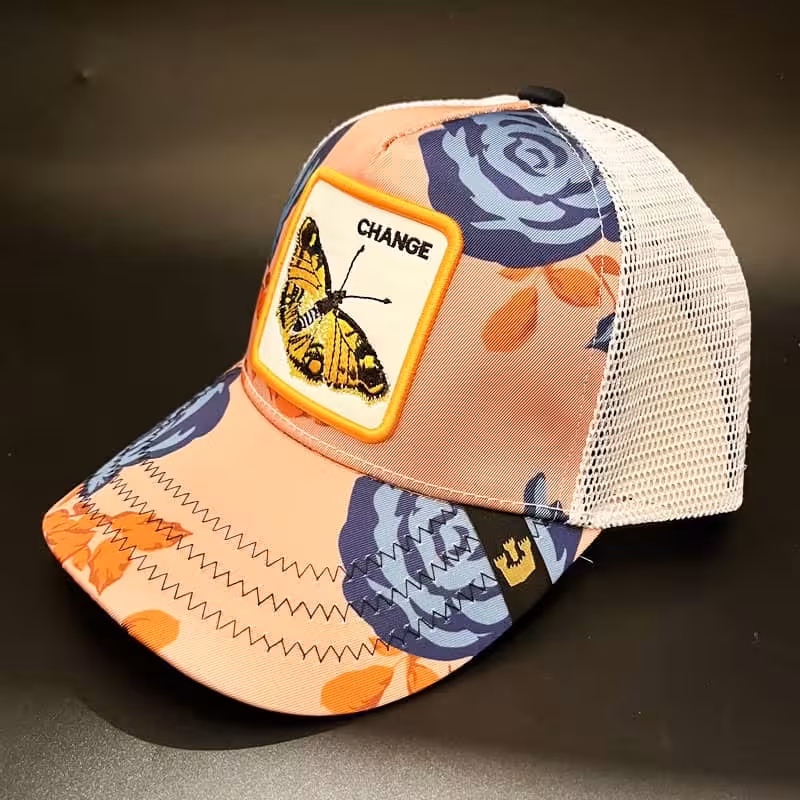 کلاه پشت توری برند گورین طرح پروانه