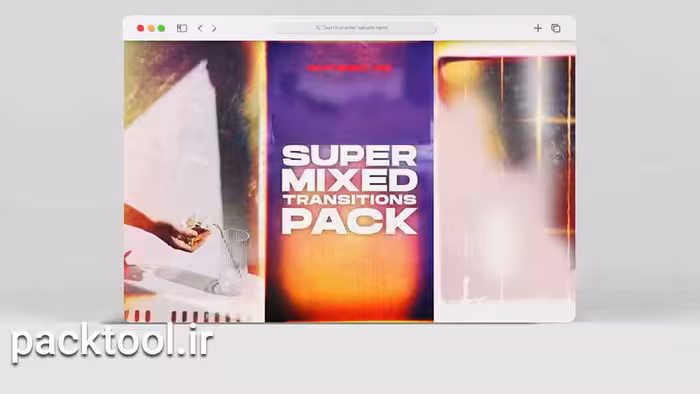 دانلود پروژه آماده بسته انتقال ترکیبی افتر افکت Super Mixed Transitions Pack - پک تول