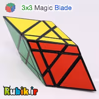 لوزی برش دار دیان شنگ مشکی Diansheng Blade Cube